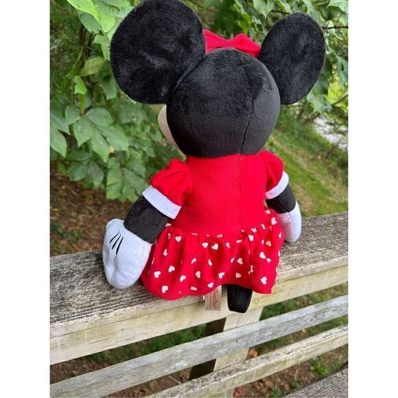 Dan Dee Minnie Mouse Disney 25" Plush Polka Heart Dot Dress Shelf Sitter - Picture 5 of 8